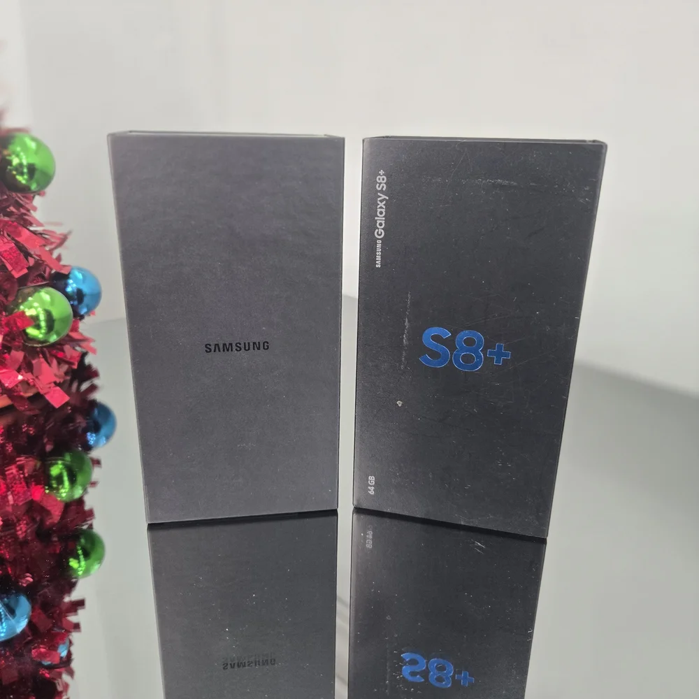 Samsung Note8 Packaging in Black and Blue EMPTY BOX ONLY NO PHONE